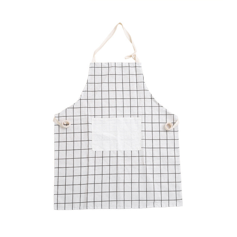 Plaid apron