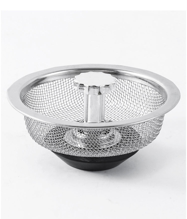 Kitchen Sink Filter Screen Stainless Steel Anti Blocking Device