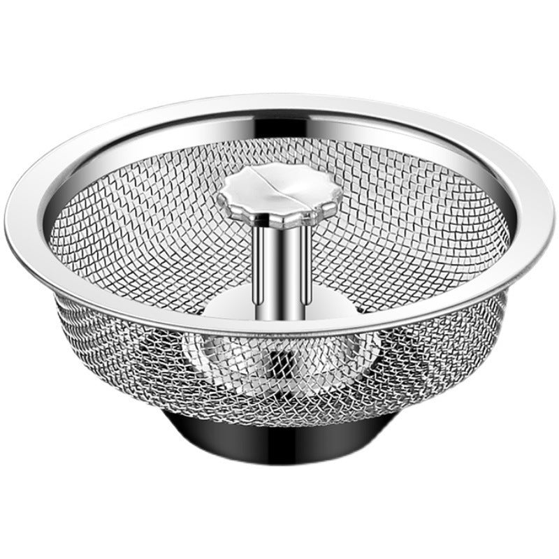 Kitchen Sink Filter Screen Stainless Steel Anti Blocking Device